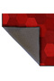 Mosso Red Colored Modern Motifs Detailed Pattern Woven Base Modern Decorative Carpet Mosso216 - 6