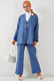 Women's Linen Kimono Double Set Indigo 1003