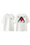 Hunter X Hunter Logo Design Back Printed Cotton White Oversize T-Shirt