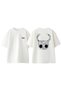 Hollow Knight 4 Design Back Printed Cotton White Oversize T-Shirt