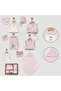 Baby Girl 0-3 Months Jacquard Heart Combed Cotton 10-Piece Newborn Hospital Exit Zibin Set - 2