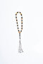 Certified Citrine & Prit Metal Imame Tassel Prayer Beads - 6