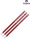 3Pcs Hb Coral Pencil with 3Pcs Red Copy Pencil Soft Tip Nozzle Pencil and Black Pencil - 6
