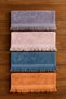 4-Piece Fringed Colorful Towel – 30X50 cm |   100% Cotton Drying and Hand Towel - 3