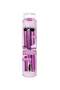 Eye Shade And Blend Brush Set Purple/Black 3Pcs Eye Brush Set