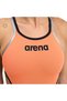 One Double Cross Back One Piece Women's Orange Swimmer Swimsuit 004732385 - 5