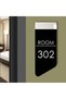 Vertical Apartment Site -Apartment Hotel Office Door Number 10X25Cm - Door Number 302 - 3