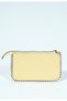 Limon Yellow Women's Shoulder Bag with Chain ​​Hanger Bead Detail Stylish Portfolio - 3