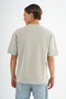Forte Men's Comfort Fit Gray T-Shirt - 4