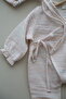 Glitter Double Breasted Newborn Hospital Set Muslin 100% Cotton - 3