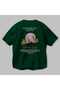 Stonehenge England Back Printed Green Oversize T-Shirt Men Women Cotton Crew Neck T-Shirt - 3