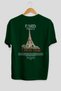 Paris France Back Printed Green Oversize T-Shirt Men Women Cotton Crew Neck T-Shirt - 2