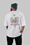 Venice Italy Back Printed White Oversize T-Shirt Men Women Cotton Crew Neck T-Shirt - 4