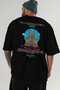The Sagrada Familia Spain Back Printed Black Oversize T-Shirt Men Women Cotton Crew Neck T-Shirt - 6