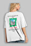 Mount Rushmore Usa Back Printed White Oversize T-Shirt Men Women Cotton Crew Neck Tshirt - 3