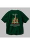 Kremlin Russia Back Printed Green Oversize T-Shirt Men Women Cotton Crew Neck T-Shirt - 3