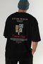 Louvre Museum France Back Printed Black Oversize T-Shirt Men Women Cotton Crew Neck T-Shirt - 7