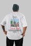 Kyoto Japan Back Printed White Oversize T-Shirt Men Women Cotton Crew Neck T-Shirt