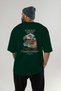 Tokyo Japanese Back Printed Green Oversize T-Shirt Men Women Cotton Crew Neck T-Shirt - 5
