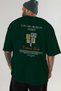 Louvre Museum France Back Printed Green Oversize T-Shirt Men Women Cotton Crew Neck T-Shirt - 6