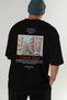 Venice Italy Back Printed Black Oversize T-Shirt Men Women Cotton Crew Neck T-Shirt - 7