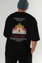 Sukhothai Thailand Arka Printed Black Oversize T-Shirt Men Women Cotton Crew Neck T-Shirt - 7