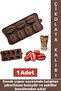 Hot Cold Resistant Sweet Chocolate Jell-O Very Stylish Coffee Bean Shaped Flexible Silicone Mold