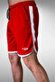 Men's Red Sports Shorts & Bermuda Capri Swimming Summer Piping Slim Fit Printed - 5
