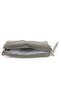 Gray Unisex Wallet, 4 Compartments, Phone Holder, Crinkle Fabric, Cross Strap Shoulder Bag, 20X12Cm - 6