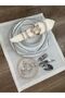 Lace Service Napkin (Gardenia Fabric) 6 Pieces