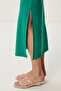 Strappy Slit Sandy Dress Ldz0045 Green - 5