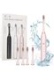Sonic Electric Toothbrushes, USB Rechargeable Ultrasonic Toothbrush with 4 Brush Heads, 6 Cle - 2