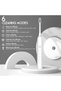 Sonic Electric Toothbrush, Rechargeable with USB Port, 4 Brush Heads, 6 Cleaning Modes, Smart - 6