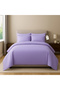 Viewstar 6 Pcs King Size Bedding Set (Purple) – 1 Fitted Sheet, 1 Quilt Cover, 4 Pillowcases