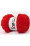 4X100Gr. Velvet Baby Micro Fiber Red Winter, Baby, Chenille, Worsted