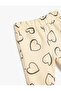 Baby Girl's Beige Jogger Sweatpants - 3