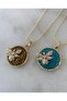Premium Steel Necklace with Bee Figure and Stone Detail - 2