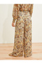Floral Patterned Palazzo Trousers - 4