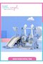 Kids Slide, Swing and Ball Ring 3-in-1 Playset Indoor & Outdoor Toddler Activity Center - 3