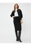 Drawstring Midi Pencil Skirt