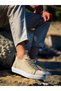 Kb-112 Kuback Beige Knitwear Lace-Up Casual Men's Shoes - 2