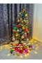 Christmas Tree Ornament 6 Pieces Matte Green Ball 5 cm Christmas Ornament - 7