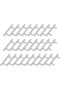 Vosarea 25Pcs Stainless Steel Cabinet Pull Handles Furniture Bar Handles for Drawer Dresser Cupboard