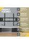 Fixed Heavy-duty TV Wall Mount Bracket for 55–120 Inch Screens - 3