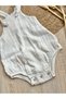 100% Cotton Strap Muslin Bodysuit Soft, Girl - Boy Bodysuit (0-9 Months) - 3