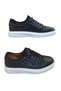 Genuine Leather Black Sneaker Casual Men's Daily Orthopedic Laceless 4 Season Shoes B405 - 4