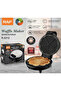 Electric Heart Waffle Maker, 1000W Waffle Machine