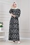 Beli Tunnell Bürümcük Karin Dress-Black - 2