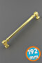 Furniture Drawer Kitchen Cabinet Cupboard Handles Kulb 19.2 cm Gold Gold Metal Handle 192 mm