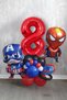 8 Year Old Spiderman Captain America Marvel Welcome Set Captain America Red Figure Balloon